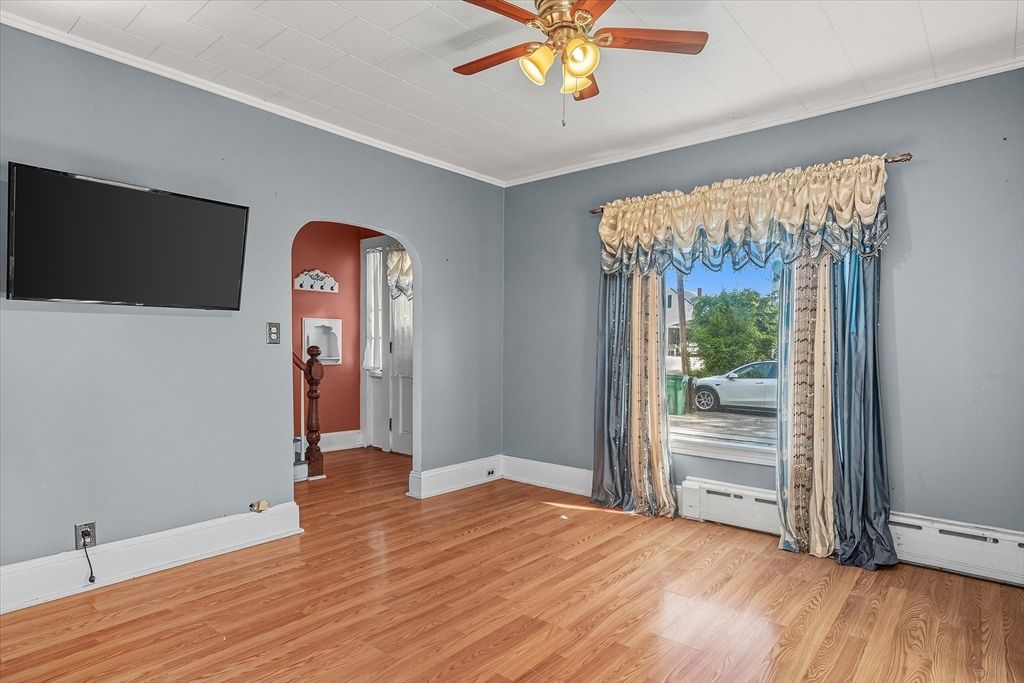 Empty room, Interior, Wood Texture Flooring