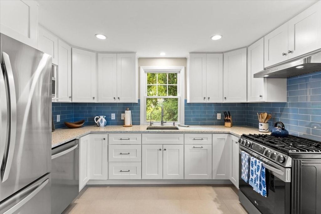 Interior, Kitchen, Recessed Lighting, Stainless Steel Appliances