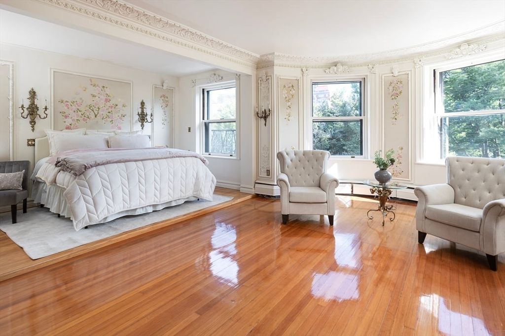 Bedroom, Interior, Wood Texture Flooring
