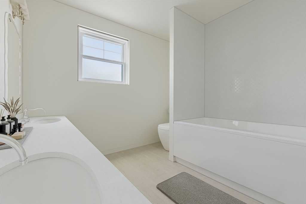 Bathroom, Interior, Wood Texture Flooring