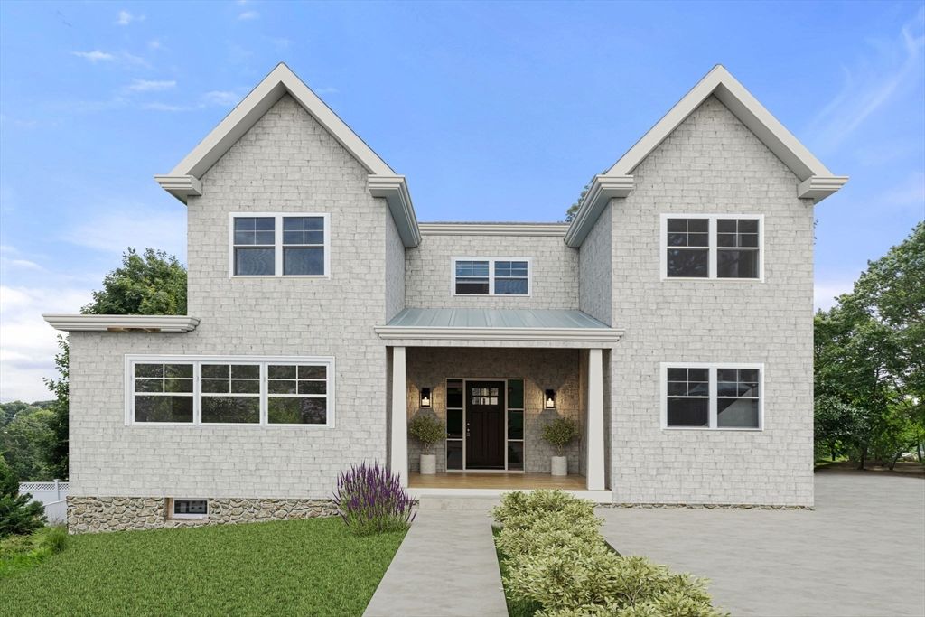 Exterior, Facade, Brick Traditional