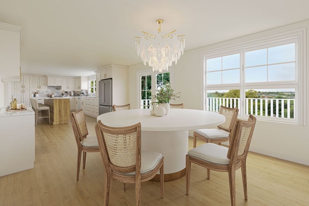 Chandelier, Dining room, Interior, Kitchen, Wood Texture Flooring