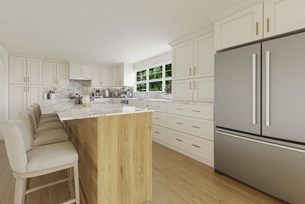 Interior, Kitchen, Wood Texture Flooring