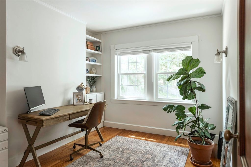 Home Office, Interior, Wood Texture Flooring