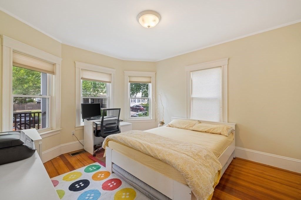Bedroom, Home Office, Interior, Wood Texture Flooring