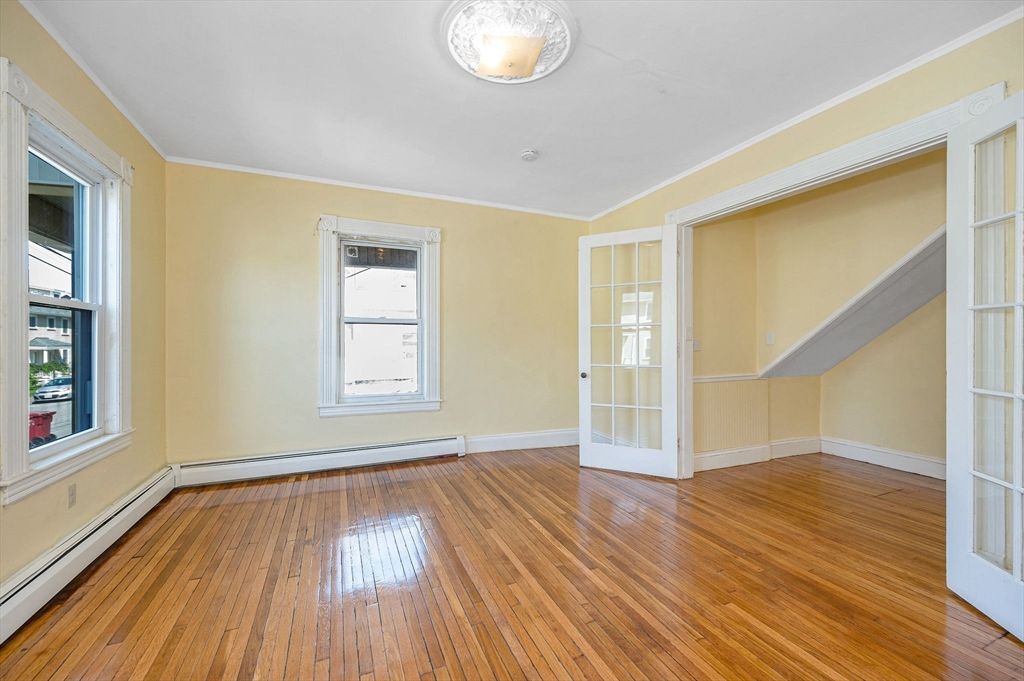 Empty room, Interior, Wood Texture Flooring