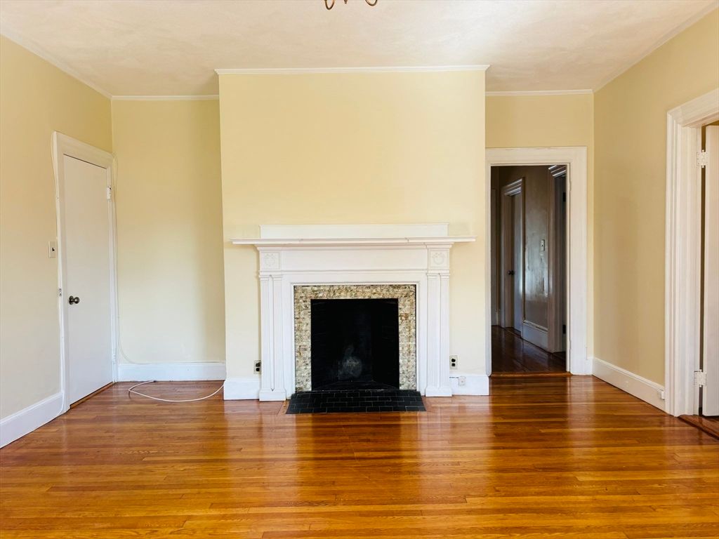 Fireplace, Interior, Wood Texture Flooring