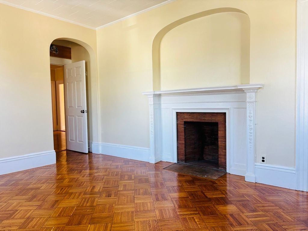 Fireplace, Interior, Wood Texture Flooring