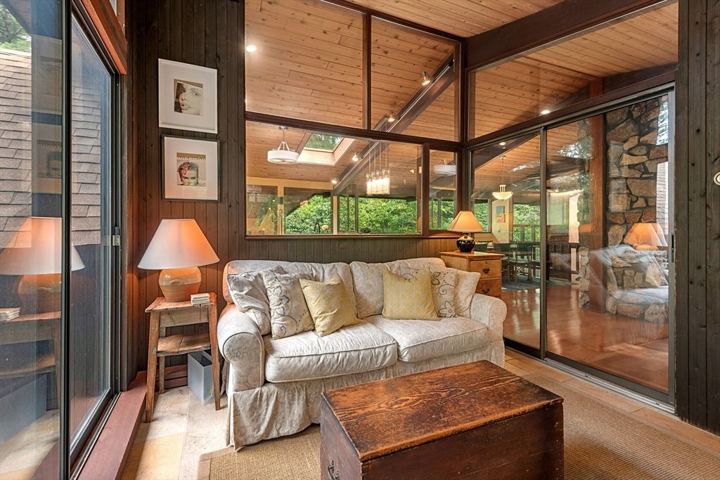 Interior, Living room, Recessed Lighting, Wooden Ceilings