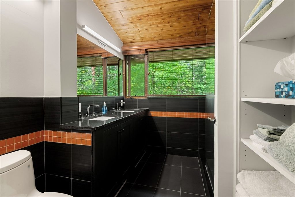 Bathroom, Interior, Wooden Ceilings