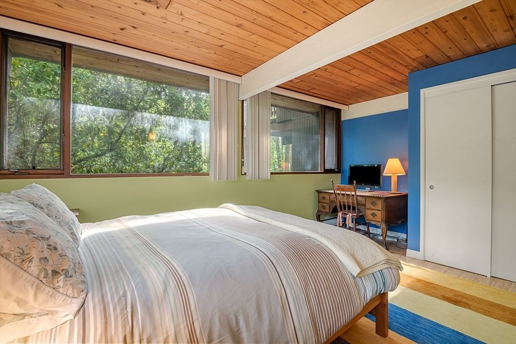 Bedroom, Interior, Wooden Ceilings