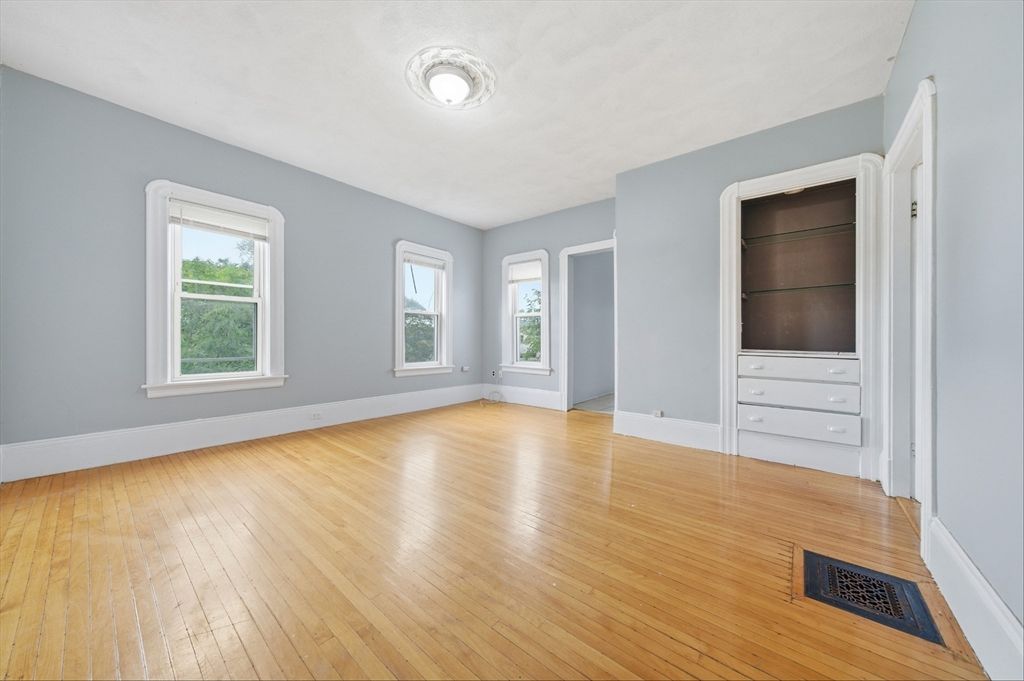 Empty room, Interior, Wood Texture Flooring
