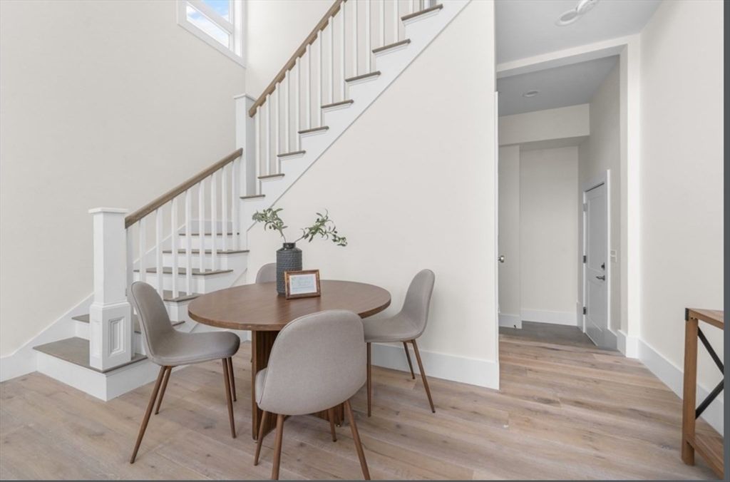Dining room, Interior, Wood Texture Flooring