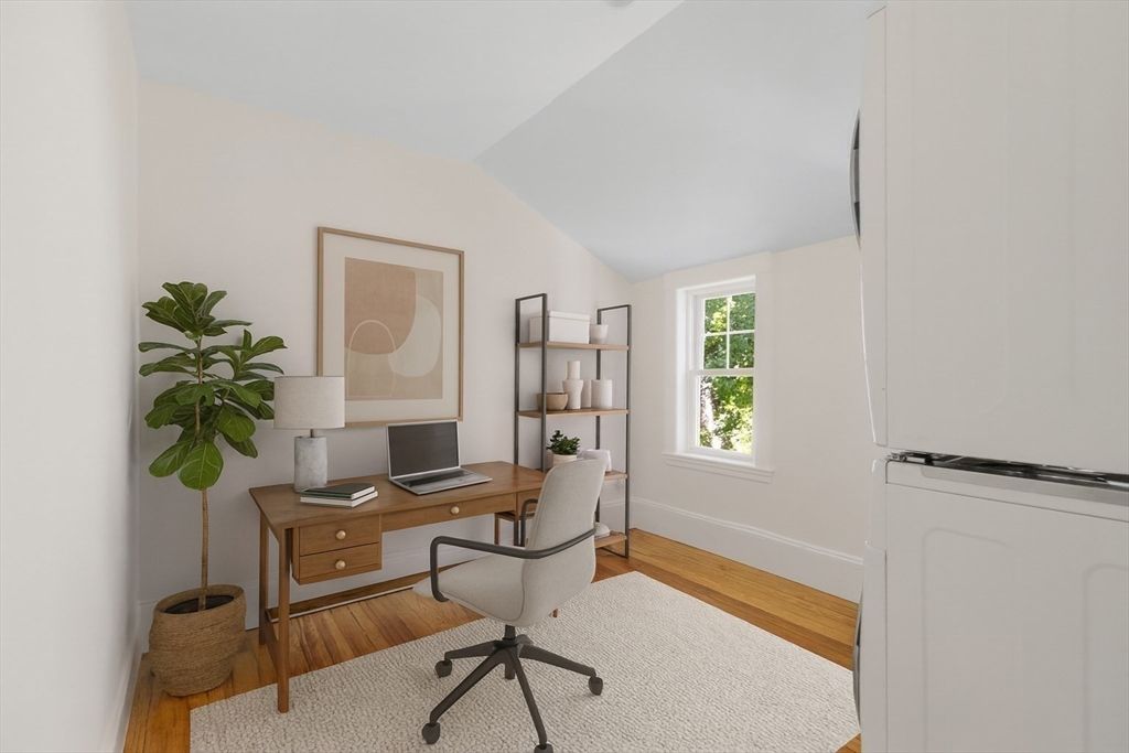 Home Office, Interior, Wood Texture Flooring