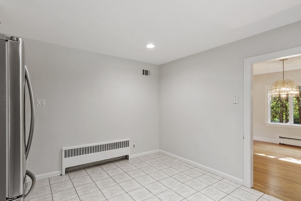 Chandelier, Empty room, Interior, Recessed Lighting, Wood Texture Flooring