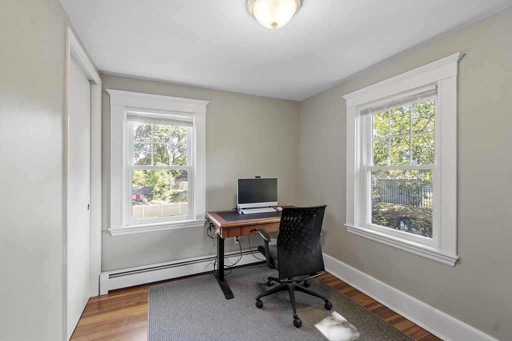 Home Office, Interior, Wood Texture Flooring