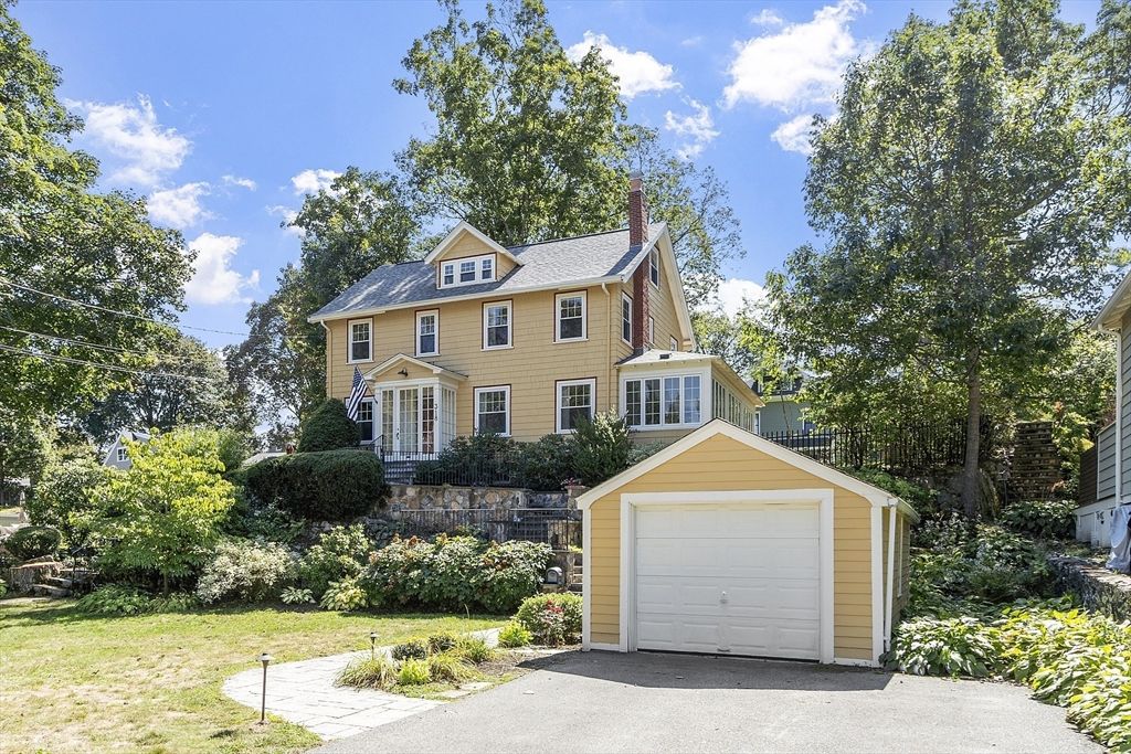 Backyard, Detached Garage, Exterior, Facade, Queen Anne Victorian