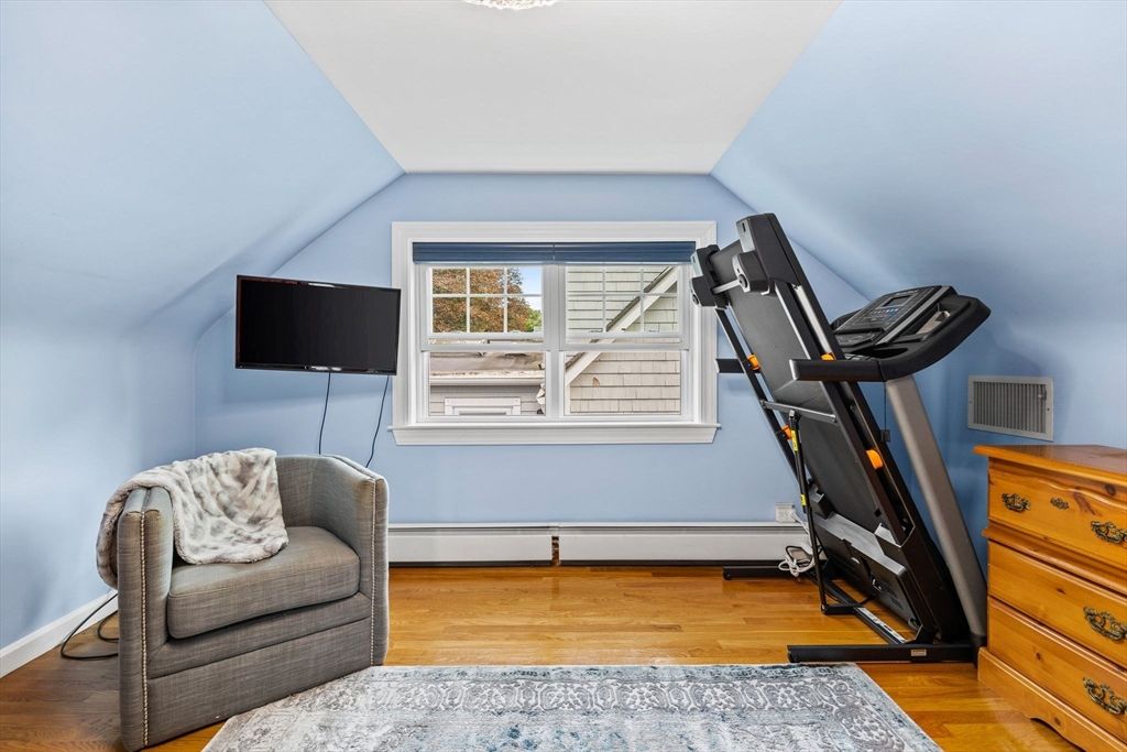 Fitness Equipment, Interior, Wood Texture Flooring