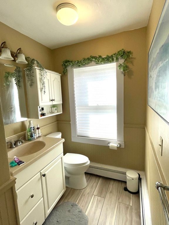 Bathroom, Interior, Wood Texture Flooring