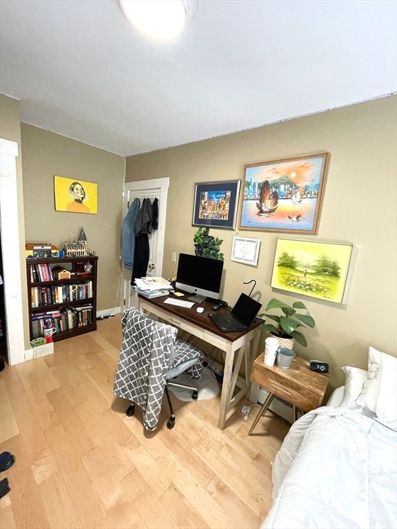 Home Office, Interior, Wood Texture Flooring