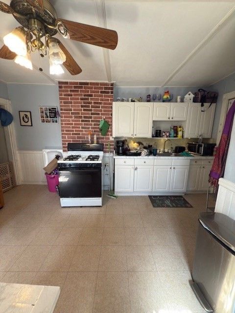 Interior, Kitchen, Stone Walls