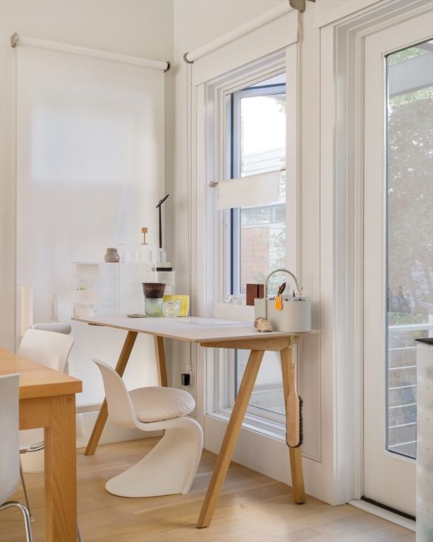 Home Office, Interior, Wood Texture Flooring