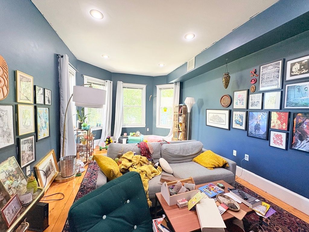 Interior, Living room, Recessed Lighting