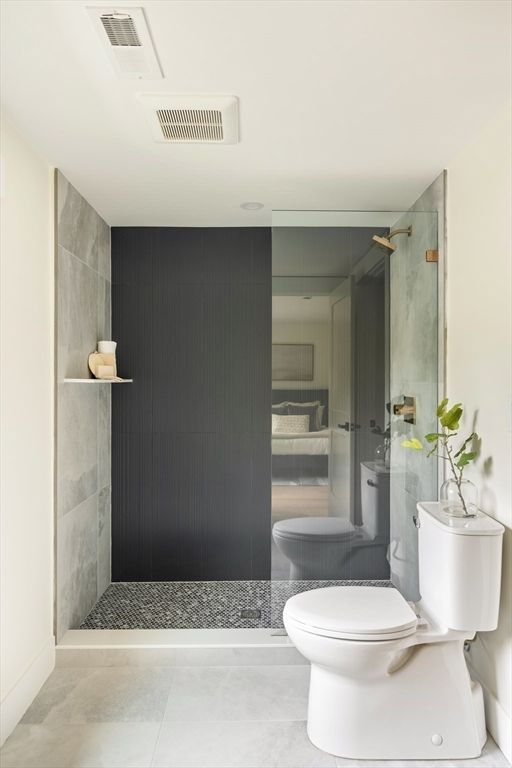 Bathroom, Glass Shower, Interior