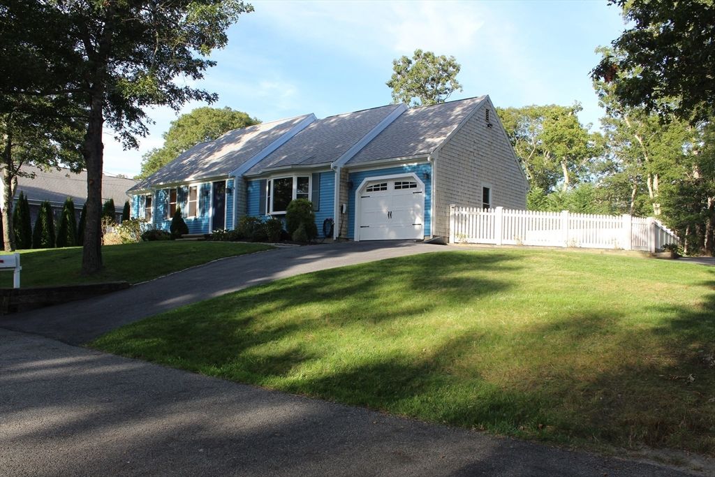 Attached, Backyard, Exterior, Facade, Cape Cod