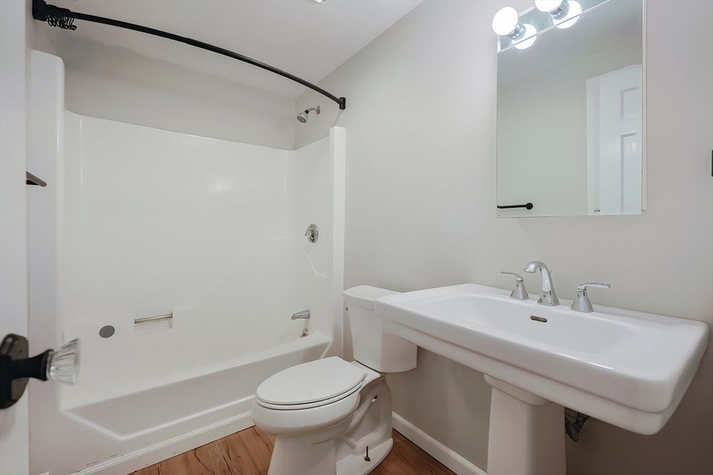 Bathroom, Interior, Wood Texture Flooring