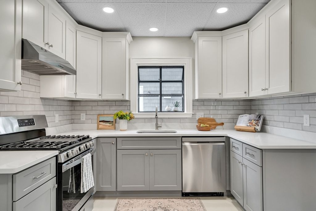 Interior, Kitchen, Recessed Lighting, Stainless Steel Appliances