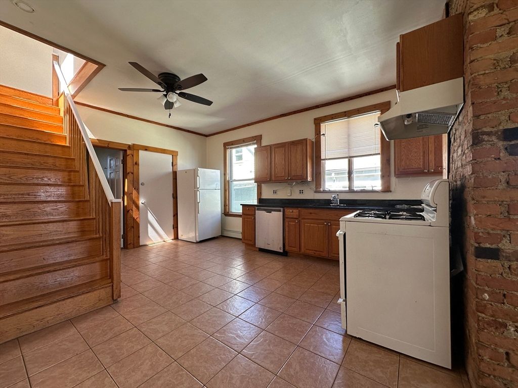Interior, Kitchen, Stone Walls