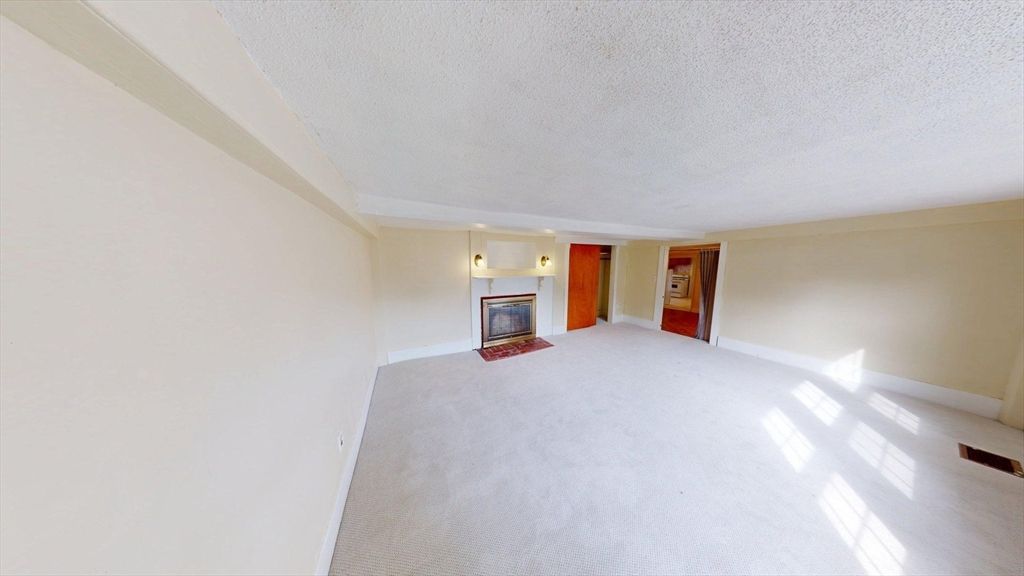 Empty room, Fireplace, Interior