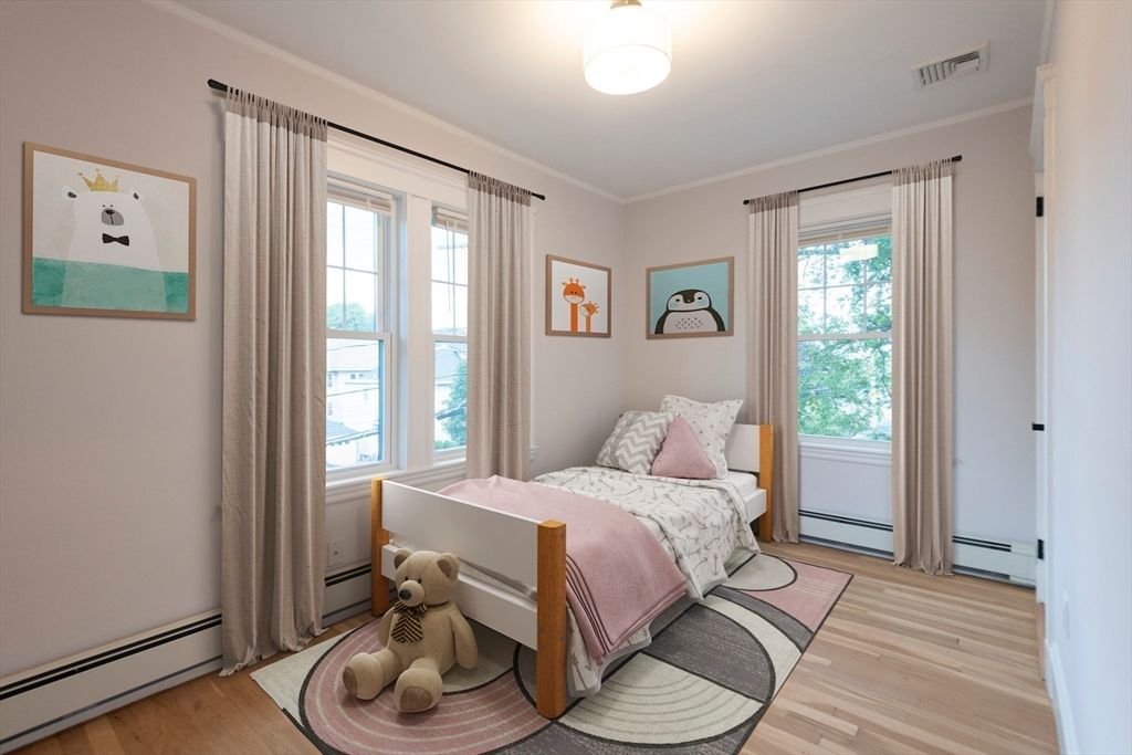 Bedroom, Interior, Wood Texture Flooring