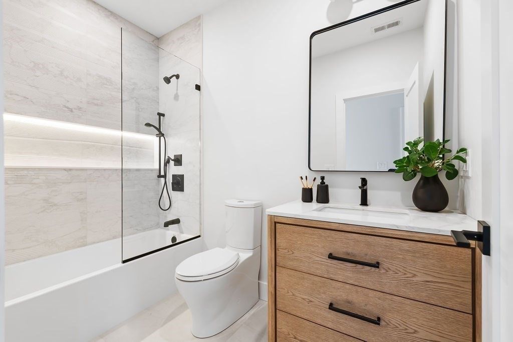 Bathroom, Glass Shower, Interior