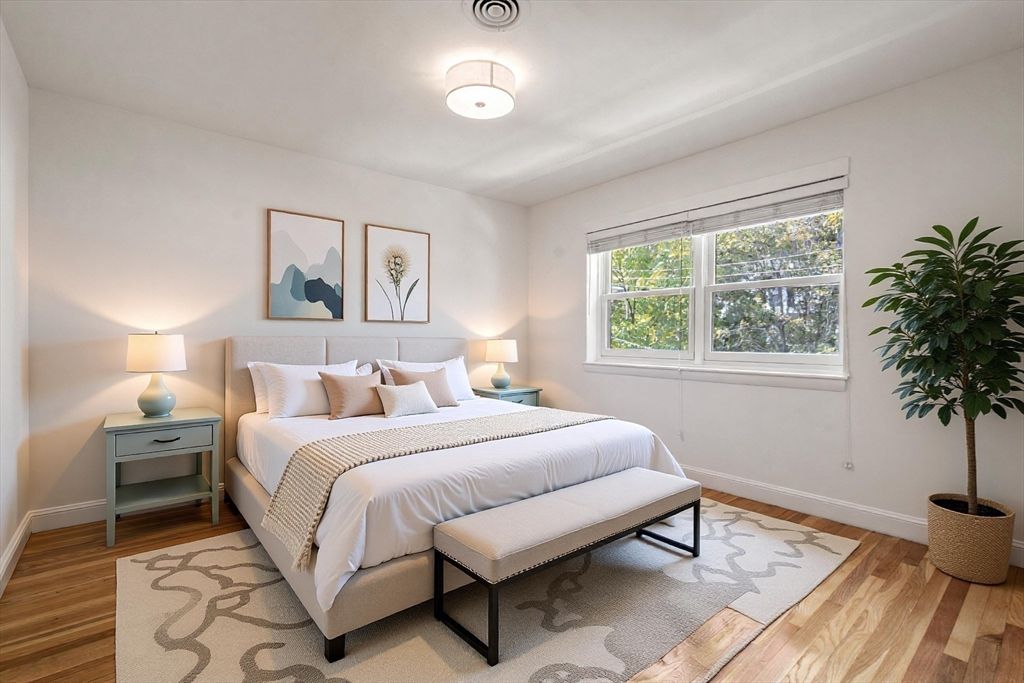 Bedroom, Interior, Wood Texture Flooring