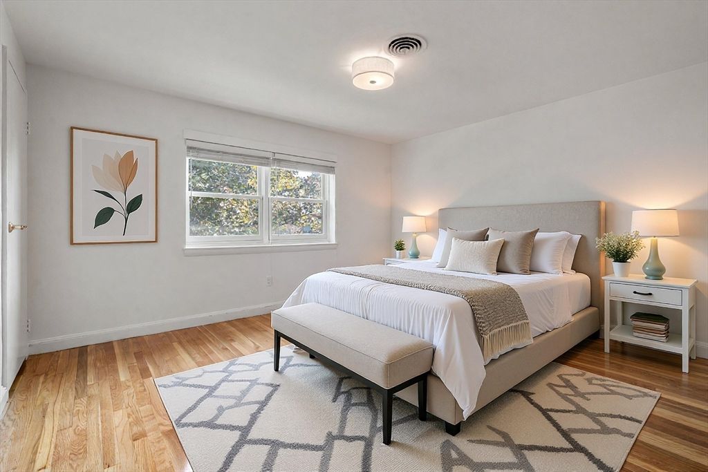 Bedroom, Interior, Wood Texture Flooring