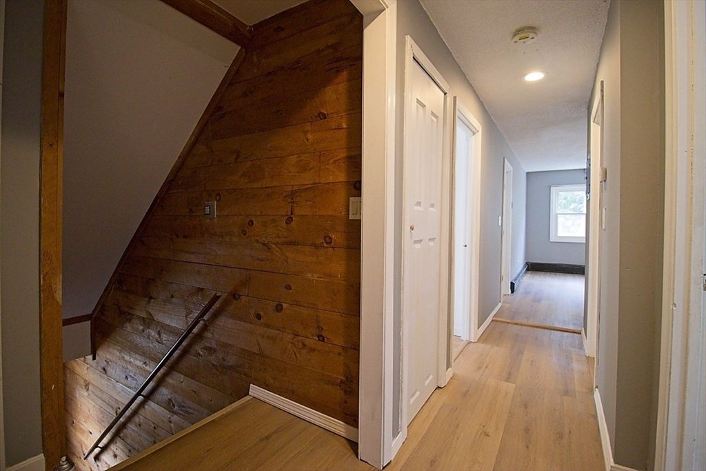 Interior, Recessed Lighting, Wood Texture Flooring, Wooden Walls