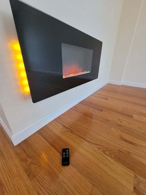 Fireplace, Interior, Wood Texture Flooring