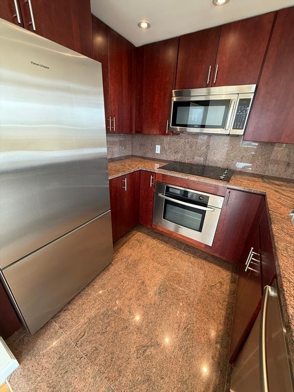 Interior, Kitchen, Recessed Lighting, Stainless Steel Appliances