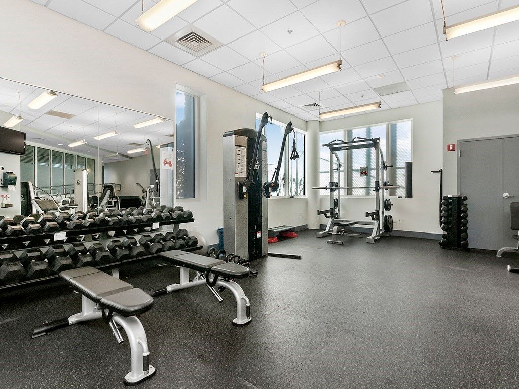 Fitness Equipment, Gym, Interior, Recessed Lighting