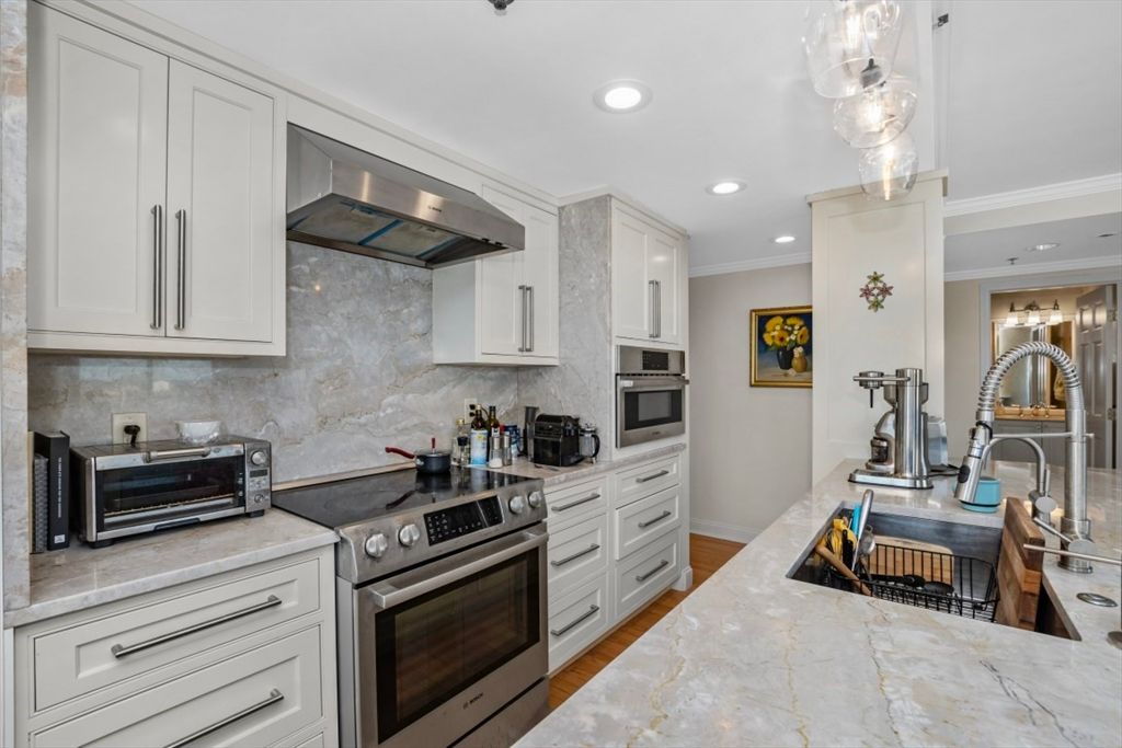Interior, Kitchen, Recessed Lighting, Stainless Steel Appliances