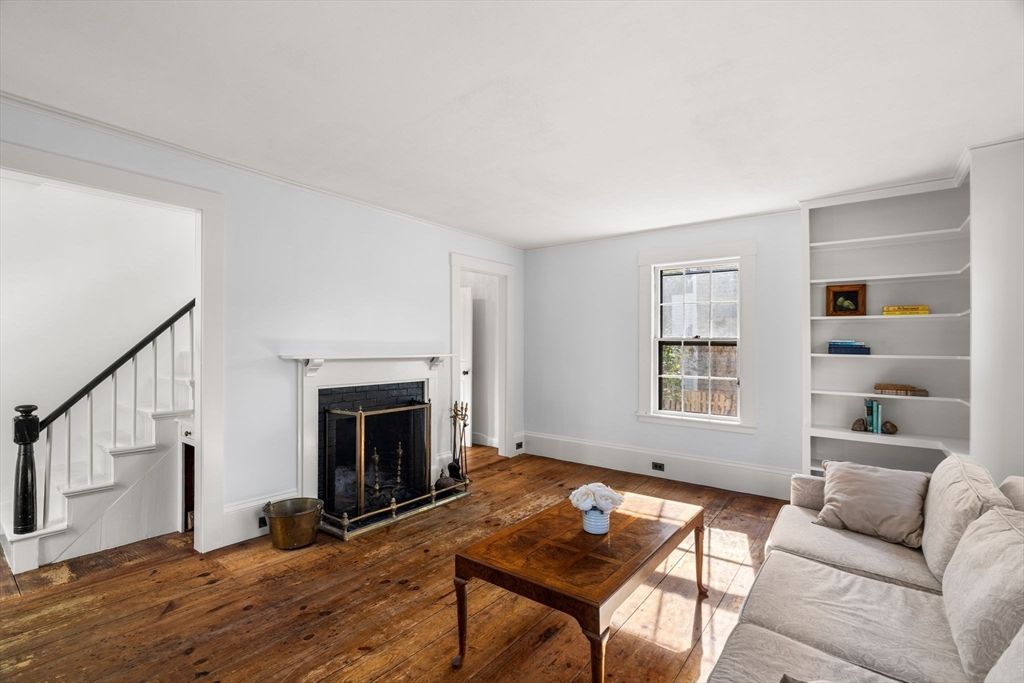 Fireplace, Interior, Living room, Wood Texture Flooring
