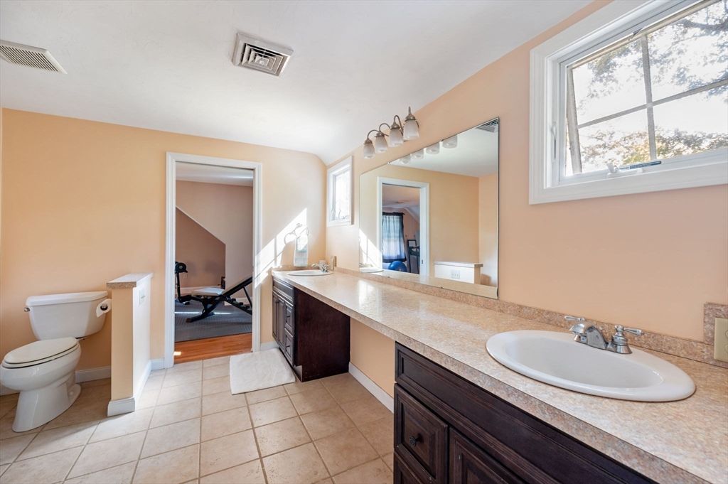 Bathroom, Dual Sink Vanities, Interior, Wood Texture Flooring