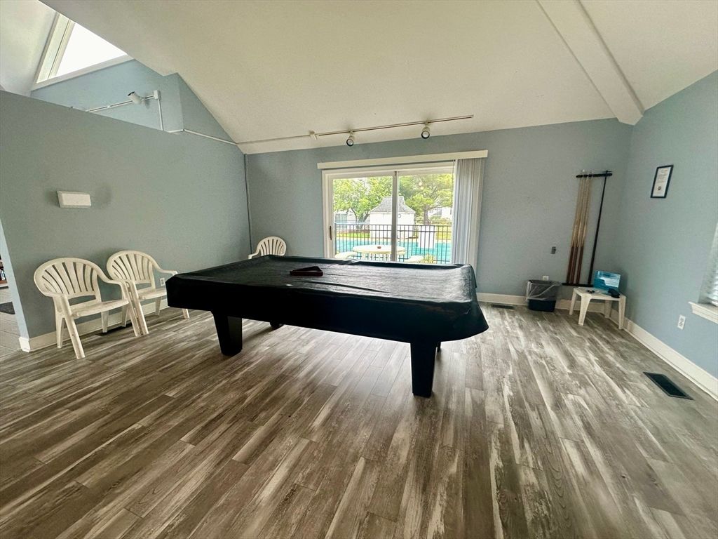 Billiard Table, Game Room, Interior, Piano, Wood Texture Flooring