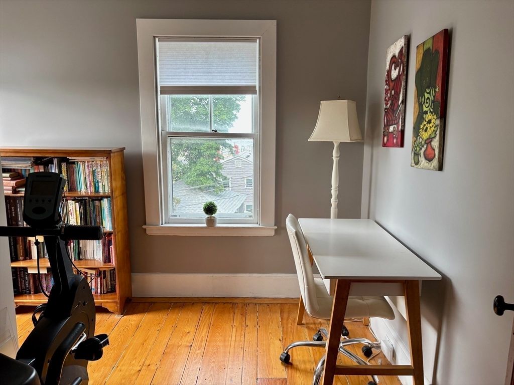 Home Office, Interior, Wood Texture Flooring