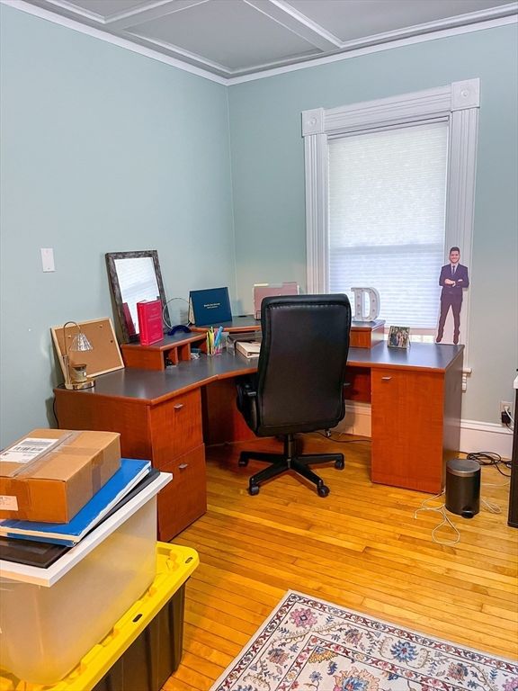 Home Office, Interior, Wood Texture Flooring