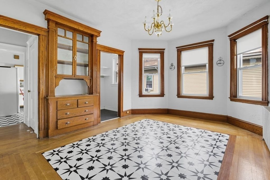 Chandelier, Interior, Wood Texture Flooring
