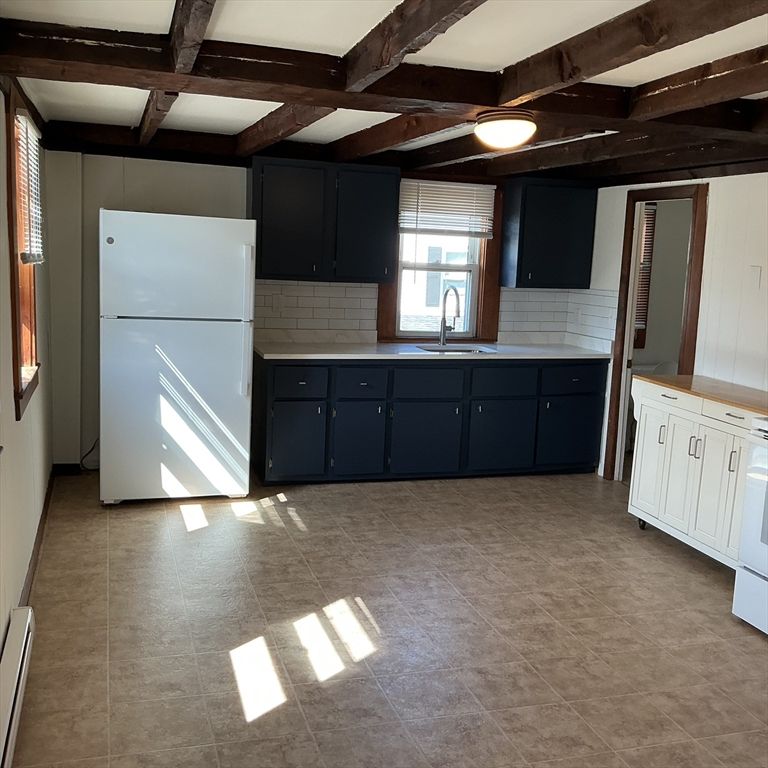 Interior, Kitchen, Wooden Beams