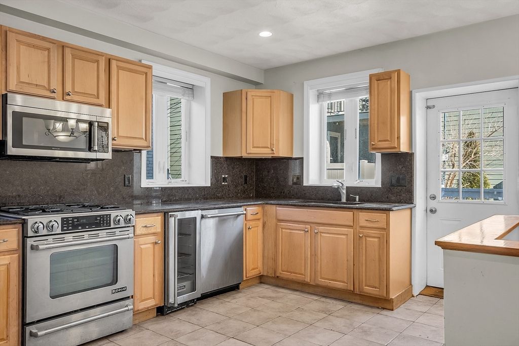 Interior, Kitchen, Recessed Lighting, Stainless Steel Appliances